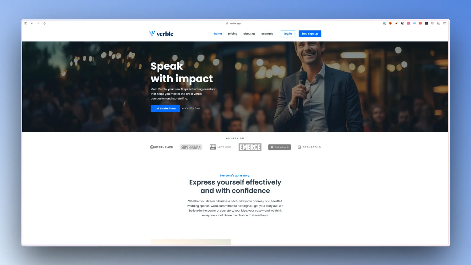 9nv0umxn.webp Verble:AI 演讲辅助软件